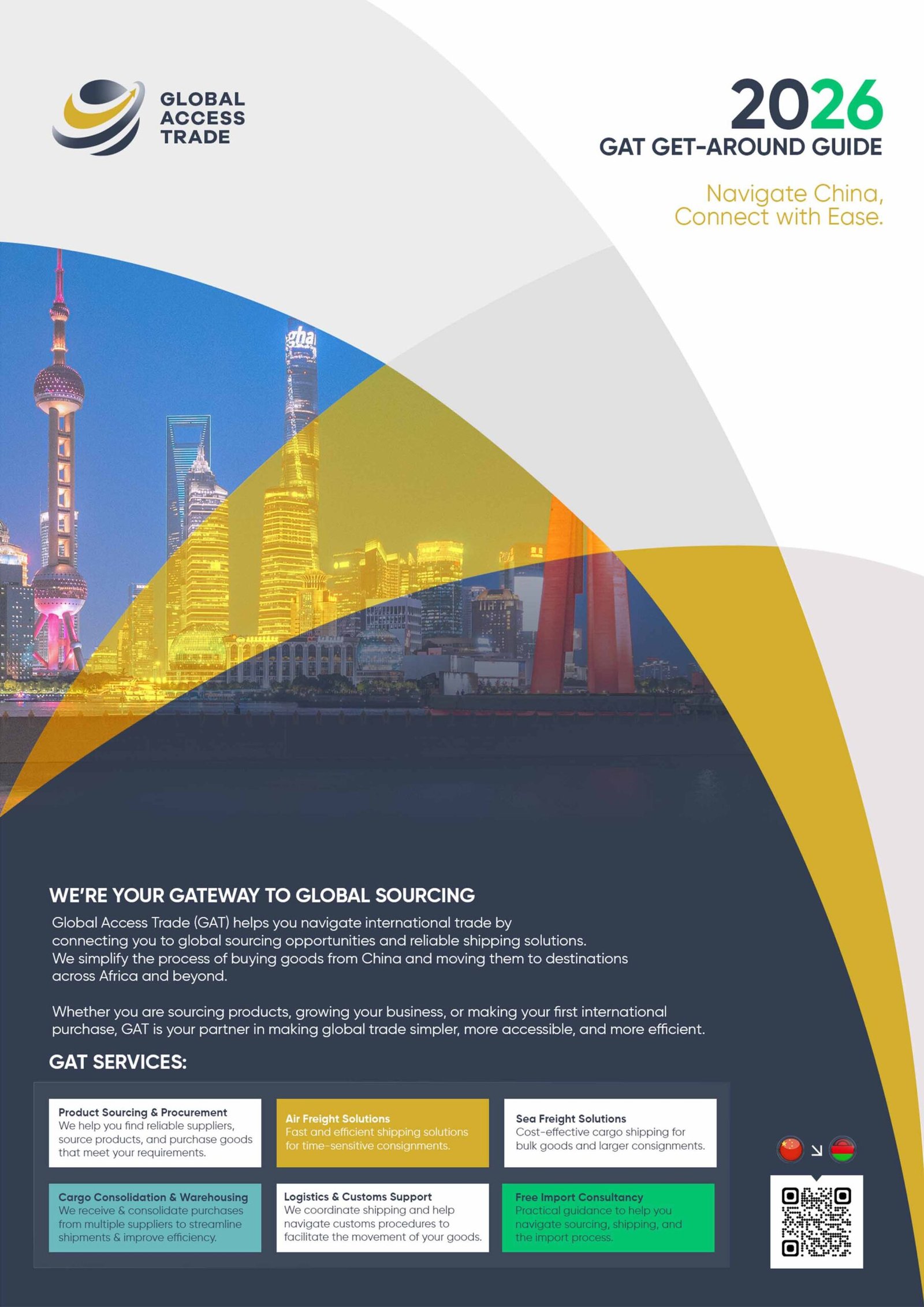 GAT Get-Around Guide 2026 cover: Navigate China, Connect with Ease